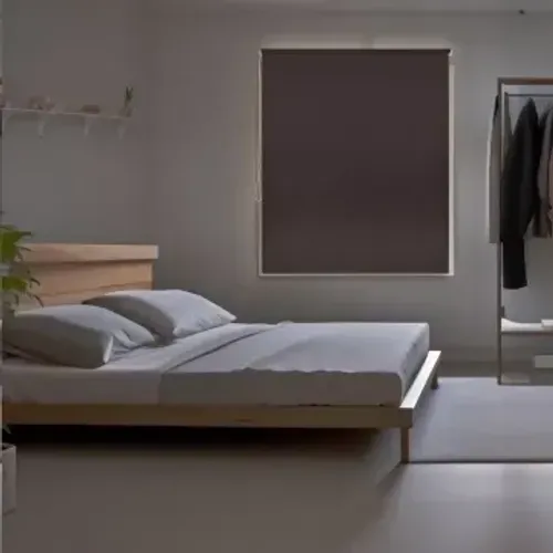 Persiana Corta Luz Rolo em Poliéster 100x170cm Marrom - Bianchini