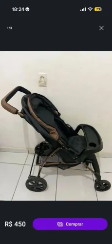 Vendo carro de bebê semi novo, usado poucas vezes.