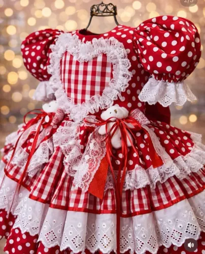 Vestido junino miss mirim