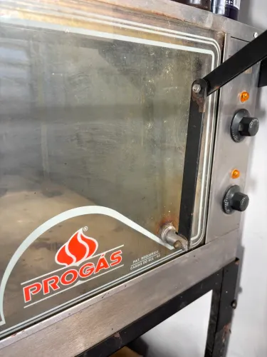 Forno lastro progas elétrico 4 pedras