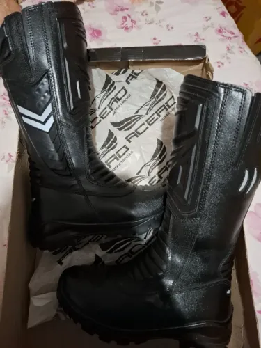 Vendo Bota Tática Acero Elite de couro, cano longo, preta, Tam. 38 R$ 400,00 Nova