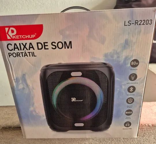 Caixa de Som Ketchup LS-R2203 80W - Seminova