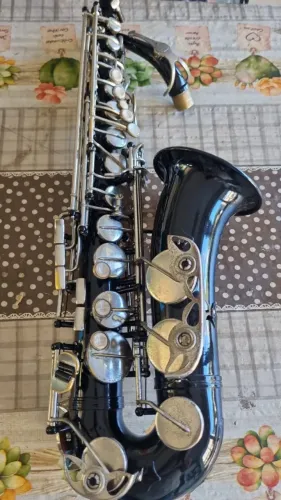 Sax Alto Weril Bentley Black - Chaves Niqueladas