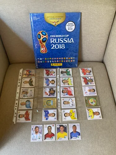 Álbum Copa 2018 completo para colar