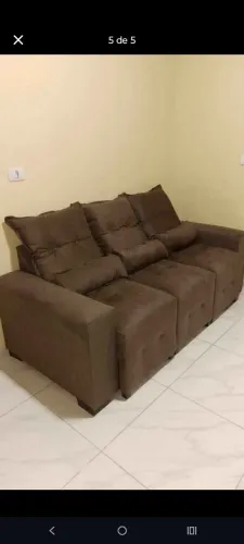 Sofá retrátil de 2,00 metros direto de fabrica com espuma de 10cm D33 