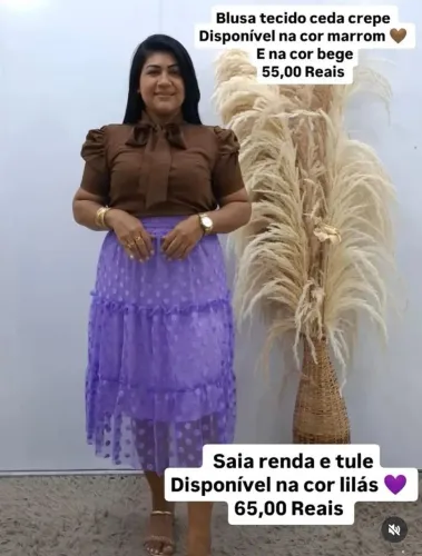 Blusa vestido saias