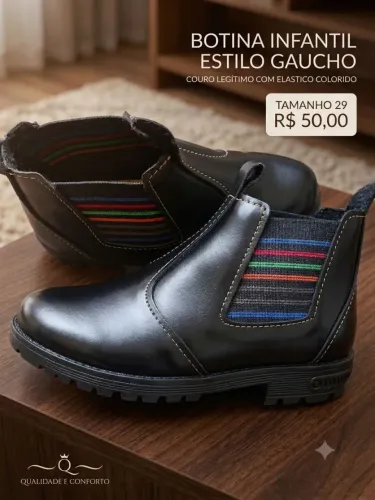 Bota masculina tamanho 29