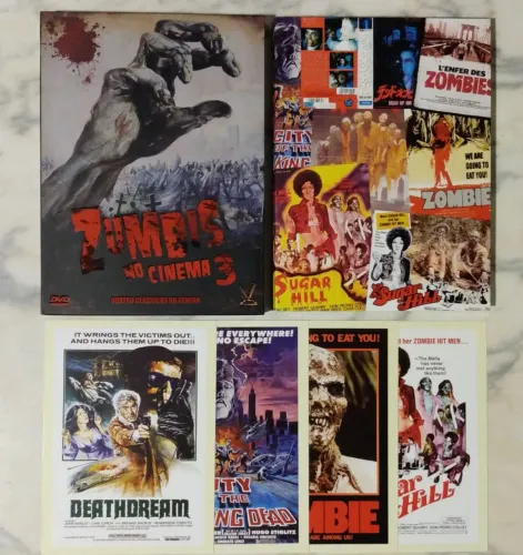 DVD Versátil Zumbis no Cinema 3 Digistack Com Cards 