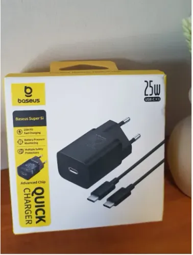 Carregador Baseus 25W carregamento rápido - Frete Gratis p/BH!!