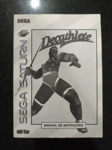 Manual Decathlete Sega Saturn Tectoy