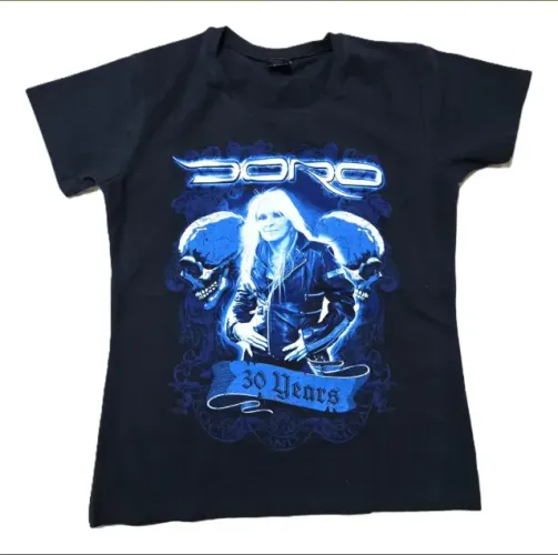 Doro Pesch Camiseta Feminina G Importada Show 30 Anos Rara!!