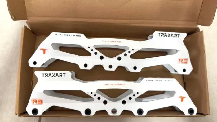 Base Traxart DX-007 Híbrida 3x110mm / 4x80mm Alumínio CNC - Praticamente Nova