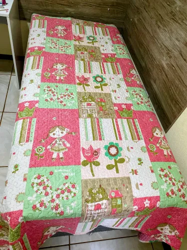 Colcha de cama solteiro