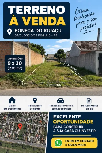 Terreno boneca do iguaçu são josé dos pinhais
