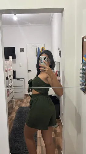 Conjunto de verão verde