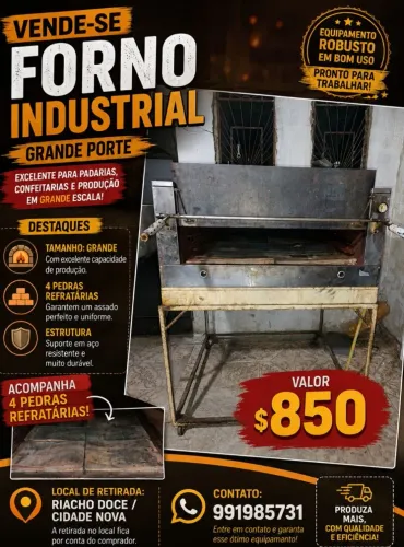 Forno a gás grande