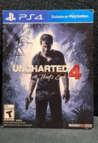 Uncharted 4 A Thief's End - PS4 Encartelado