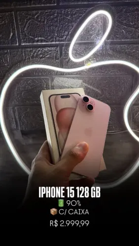 Iphone 15 128 GB C/Caixa