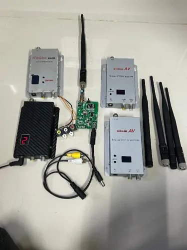 Kit TX e RX 1.2Ghz CFTV Aeromodelo FPV
