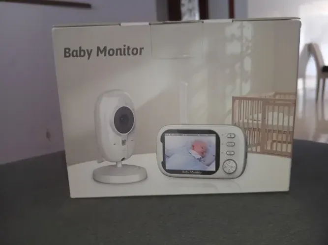 Babá Eletrônica Nova na Caixa, Baby Monitor rotacao de 360°graus,mais 8 comandos!