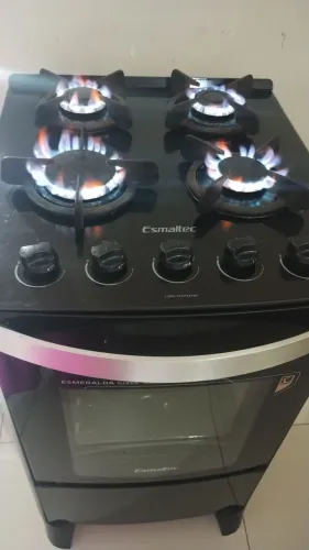 Fogão elétrico de vidro