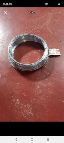 Vendo esse rolo de arame galvanizado para cerca elétrica de 1kg