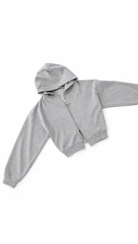 BLUSA DE FRIO DOUBLE ZIPZ CINZA