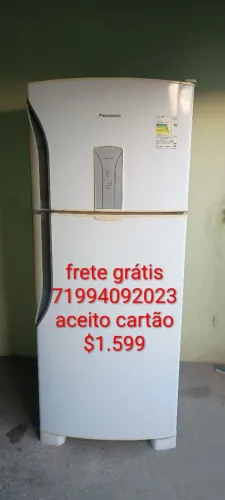 Panasonic TOP digital duplex Frost Free $1.599 frete grátis *23 aceito cartão
