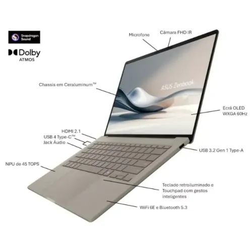 Zenbook A14 (com IA na CAIXA)