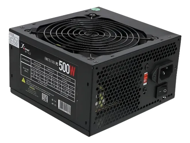 Fonte Pixxo 500w Modelo Pgc500w Preto