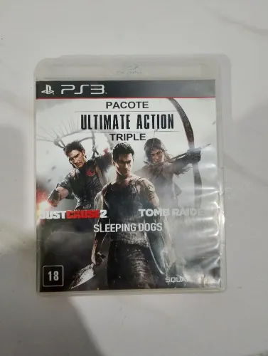 3 em 1 - Just Cause 2 + Sleeping Dogs + Tomb Raider