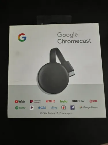Chromecast 3ª Geração Original na Caixa + Cabo. Funcionando