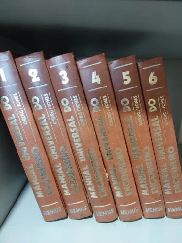 Coleção 6 livros Manual Universal do Engenheiro