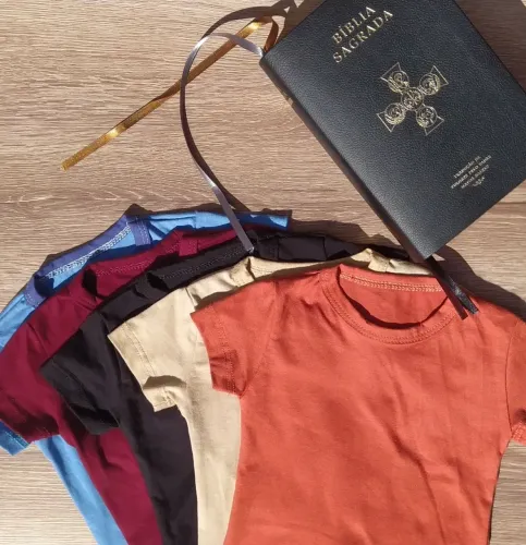 Kit 5 Camiseta Infantil