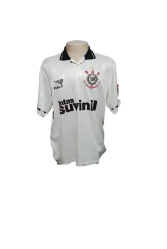 Antiga Camisa Corinthians Futebol Suvinil Penalty 1995