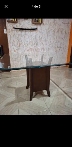 Mesa de vidro temperado 10mm