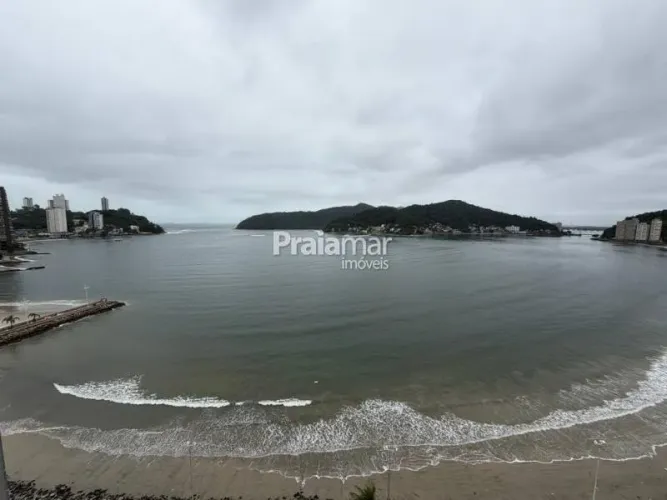 APTO 3 DORM COM 1 SUÍTE I MOBILIADO I FRENTE MAR I GARAGEM I PRAIA DO GONZAGUINHA - SV