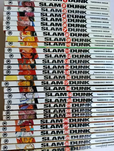 Manga Slam Dunk vol 1 ao 31 (faltam vol 21 e 25 Ed. Conrad)