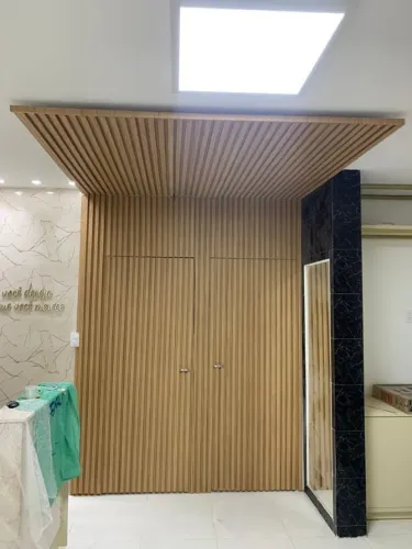 Painel ripado de pvc