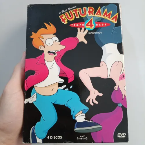 Futurama Quarta Temporada Box DVD Original