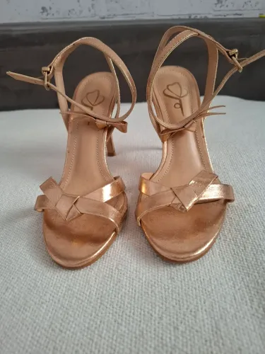 Sandália Regina Rios - Rosé Gold
