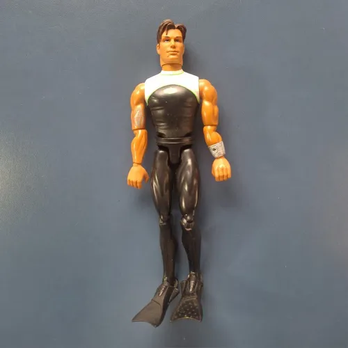Boneco Max Steel Mergulhador Original Mattel 1998 30cm