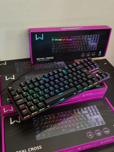 Teclado Mecânico Warrior Royal Cross 75% - Novo