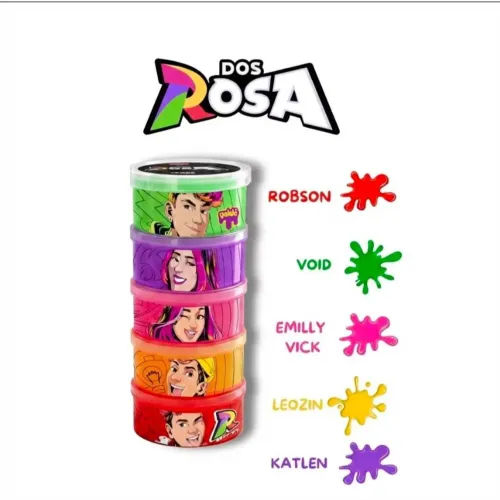 Slime Dos Rosas 5 cores