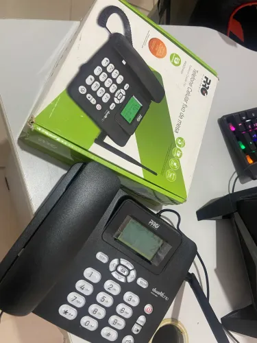 Telefone celular fixo de mesa procd 6020 dual chip rural e capital