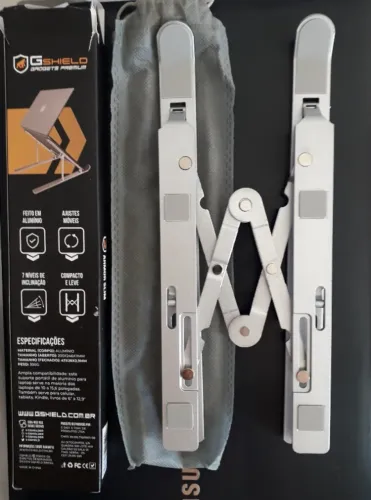 Suporte para Notebook Ergonômico de alumínio - Armor Slim - Gshield