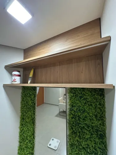 Prateleira de Madeira com led