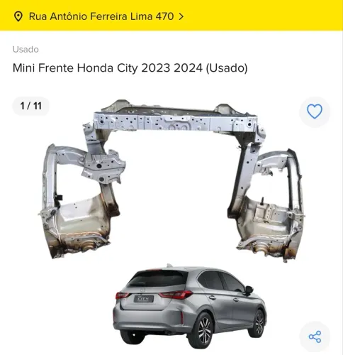 MINI FRENTE HONDA CITY 2023 2024