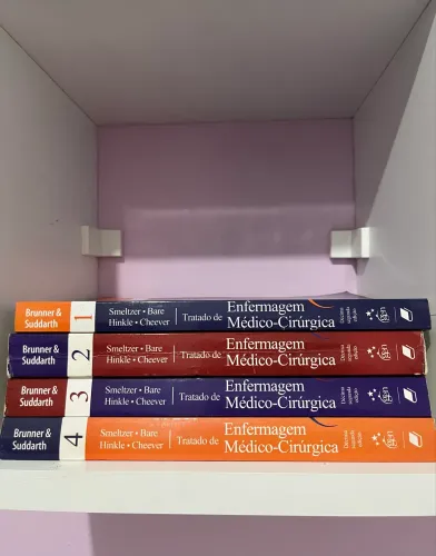 Coleção Livros Brunner enfermagem médico cirúrgica