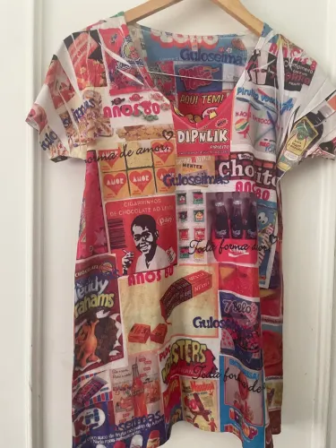 Camisa festa ploc anos 80